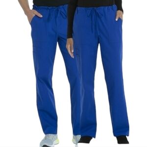 SCRUBSTAR Unisex Solid‎ Drawstring Pant WM01B082 Electric Blue 3XL New